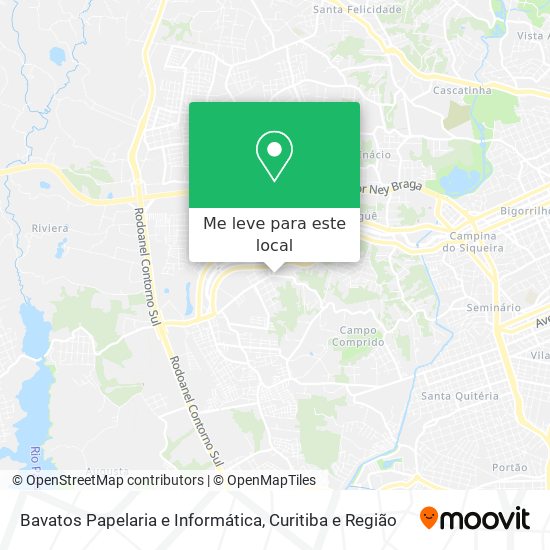 Bavatos Papelaria e Informática mapa