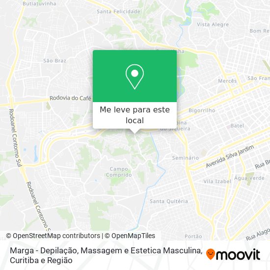 Marga - Depilação, Massagem e Estetica Masculina mapa