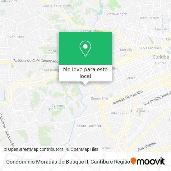 Condominio Moradas do Bosque II mapa
