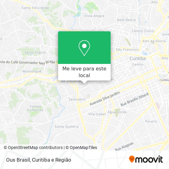 Ous Brasil mapa