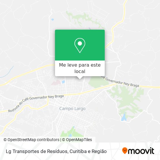Lg Transportes de Resíduos mapa