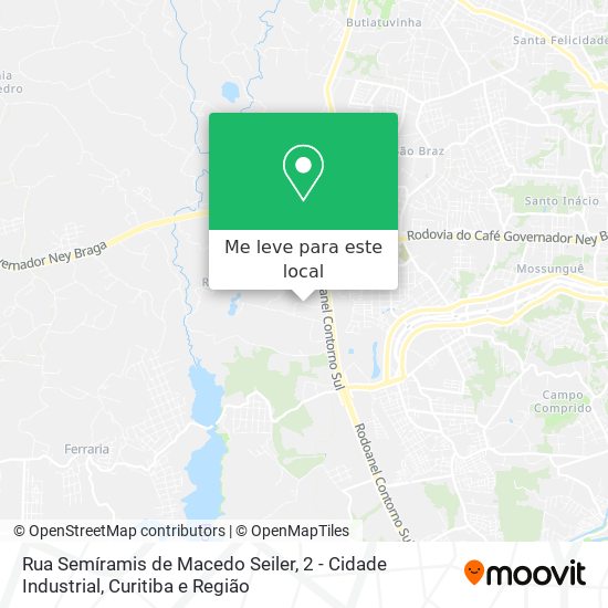 Rua Semíramis de Macedo Seiler, 2 - Cidade Industrial mapa