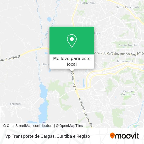 Vp Transporte de Cargas mapa