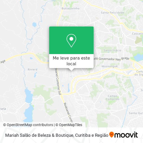 Mariah Salão de Beleza & Boutique mapa