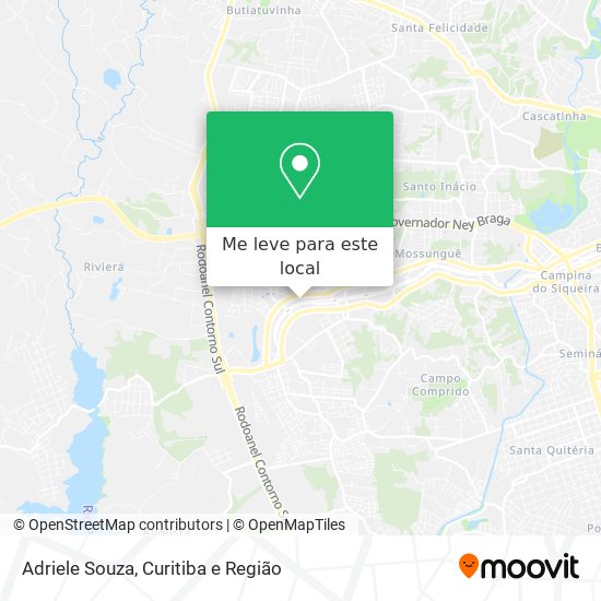 Adriele Souza mapa