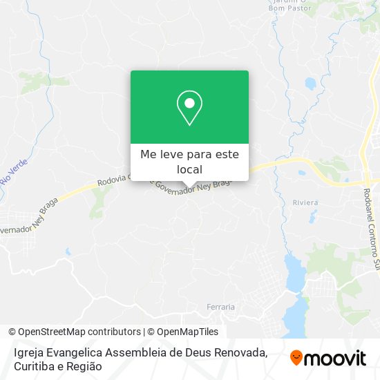 Igreja Evangelica Assembleia de Deus Renovada mapa