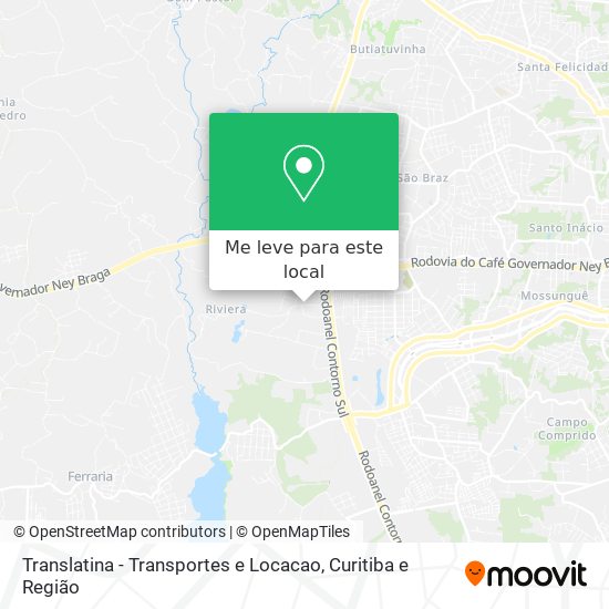 Translatina - Transportes e Locacao mapa