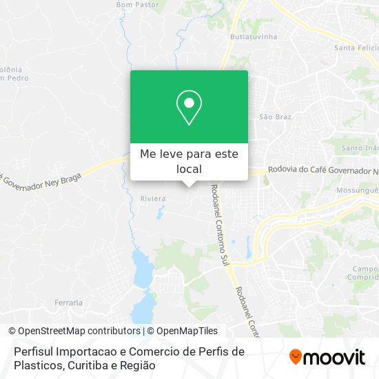 Perfisul Importacao e Comercio de Perfis de Plasticos mapa