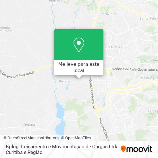 Bplog Treinamento e Movimentação de Cargas Ltda mapa