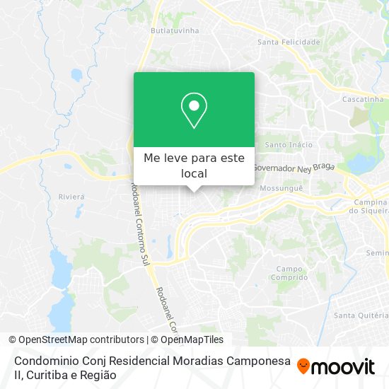 Condominio Conj Residencial Moradias Camponesa II mapa