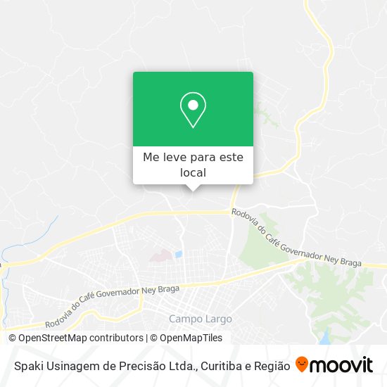 Spaki Usinagem de Precisão Ltda. mapa