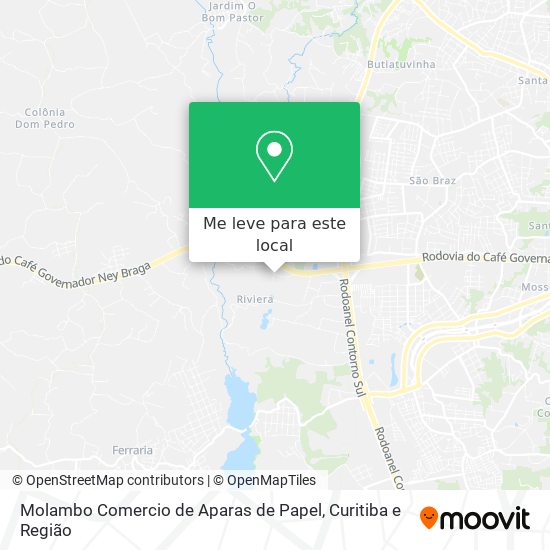 Molambo Comercio de Aparas de Papel mapa