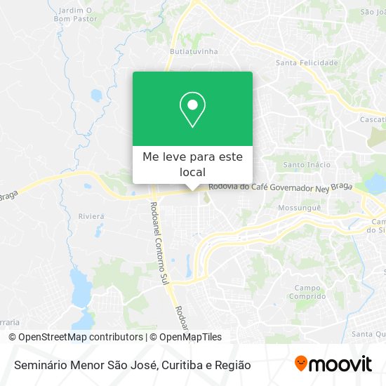 Seminário Menor São José mapa