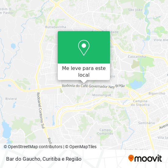Bar do Gaucho mapa