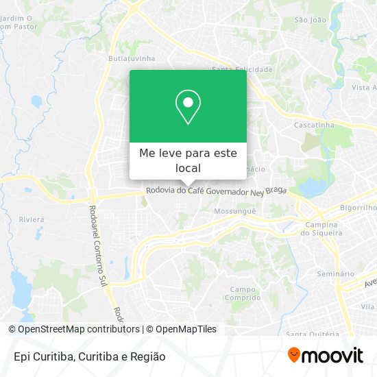 Epi Curitiba mapa