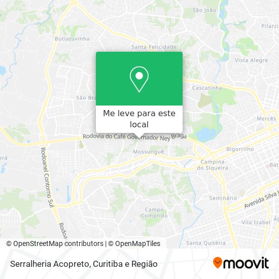 Serralheria Acopreto mapa