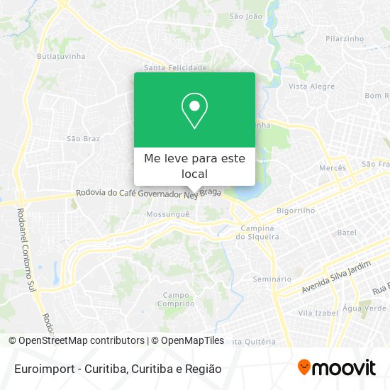 Euroimport - Curitiba mapa