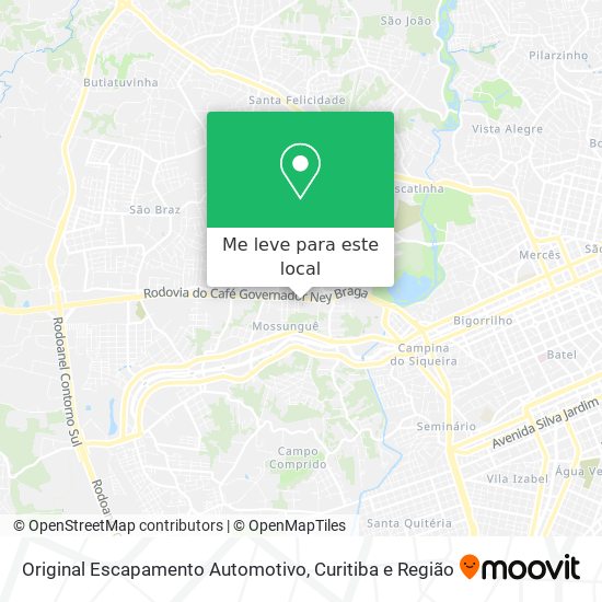 Original Escapamento Automotivo mapa