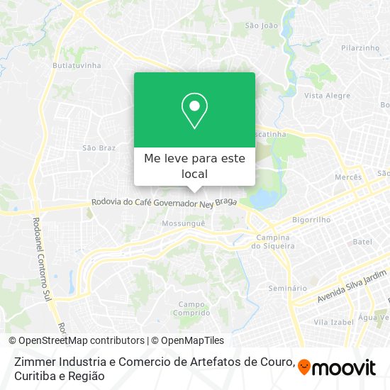 Zimmer Industria e Comercio de Artefatos de Couro mapa