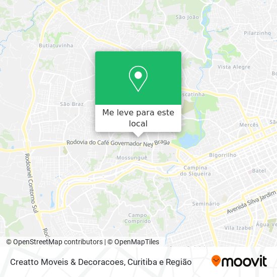 Creatto Moveis & Decoracoes mapa