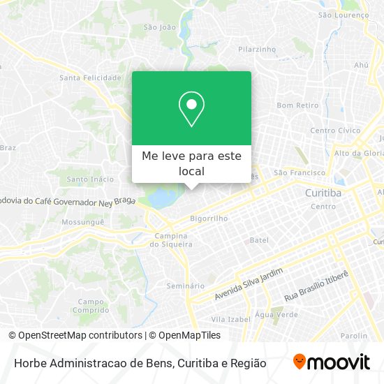 Horbe Administracao de Bens mapa