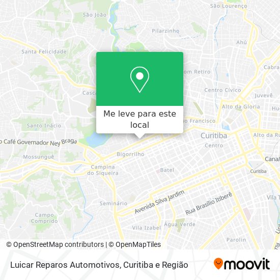Luicar Reparos Automotivos mapa