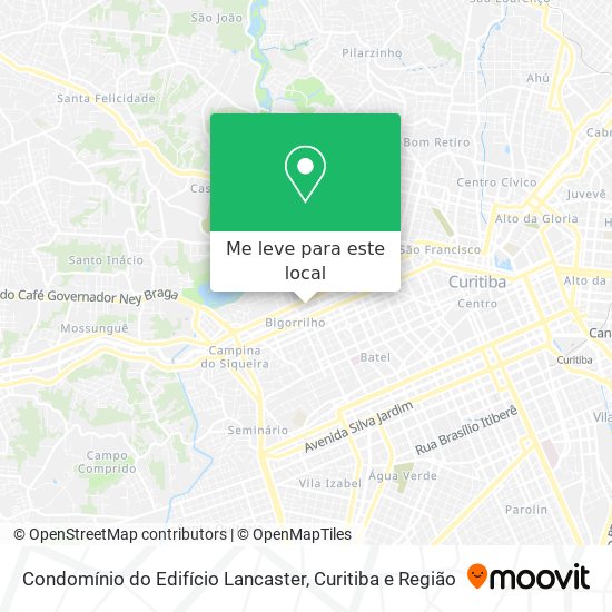 Condomínio do Edifício Lancaster mapa