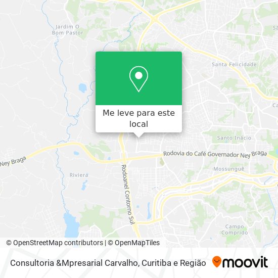 Consultoria &Mpresarial Carvalho mapa