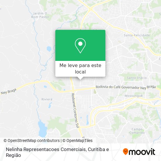 Nelinha Representacoes Comerciais mapa