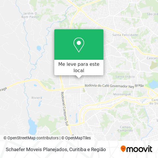 Schaefer Moveis Planejados mapa