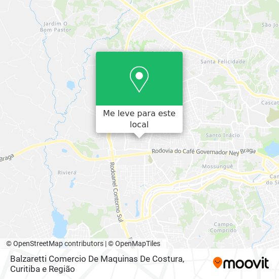 Balzaretti Comercio De Maquinas De Costura mapa