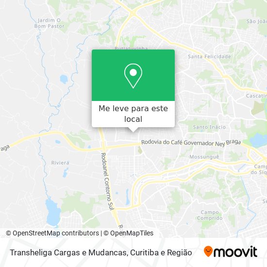 Transheliga Cargas e Mudancas mapa