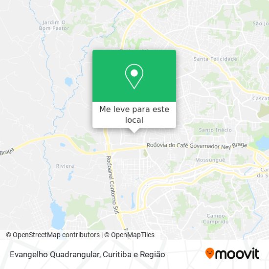 Evangelho Quadrangular mapa