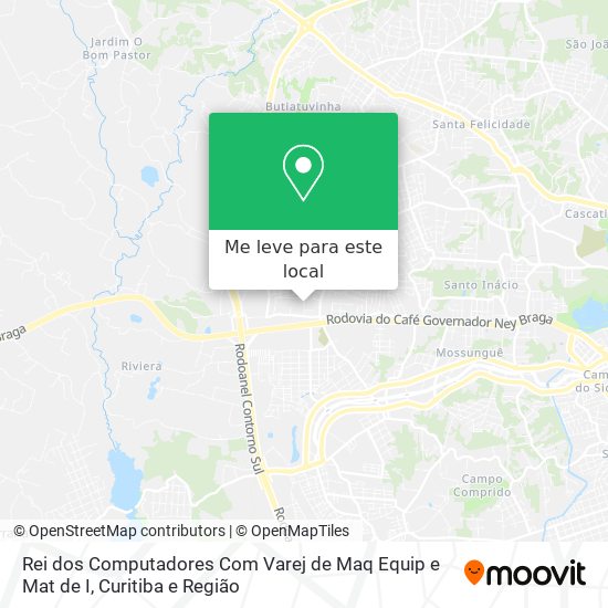 Rei dos Computadores Com Varej de Maq Equip e Mat de I mapa