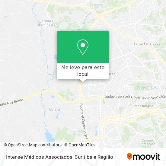 Intense Médicos Associados mapa