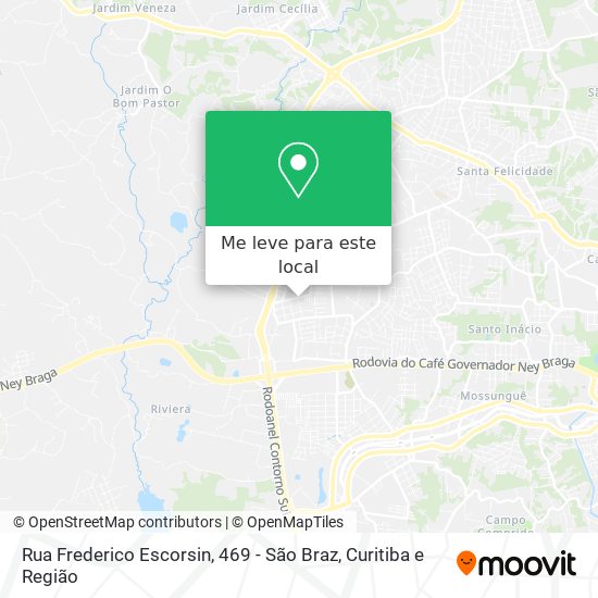 Rua Frederico Escorsin, 469 - São Braz mapa