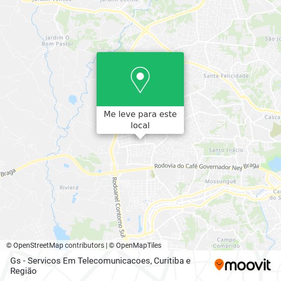 Gs - Servicos Em Telecomunicacoes mapa