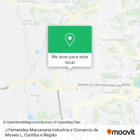 J.Fernandes Marcenaria Industria e Comercio de Moveis L mapa