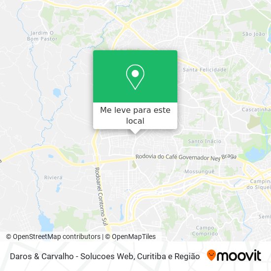 Daros & Carvalho - Solucoes Web mapa