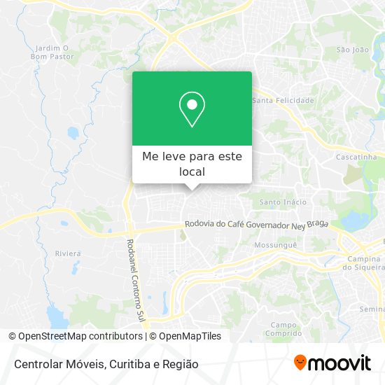 Centrolar Móveis mapa