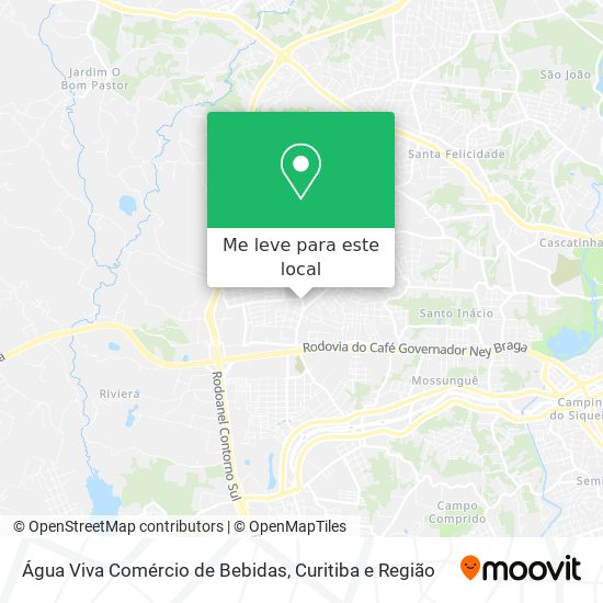 Água Viva Comércio de Bebidas mapa