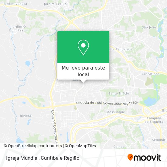 Igreja Mundial mapa