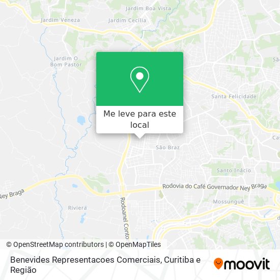 Benevides Representacoes Comerciais mapa