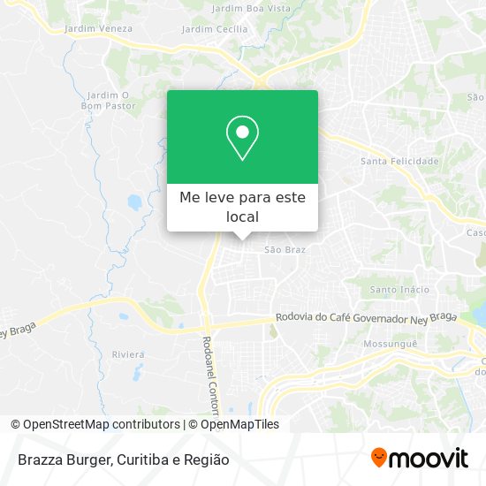 Brazza Burger mapa