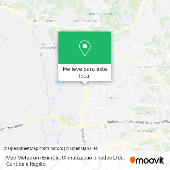 Mze Metatrom Energia, Climatização e Redes Ltda mapa