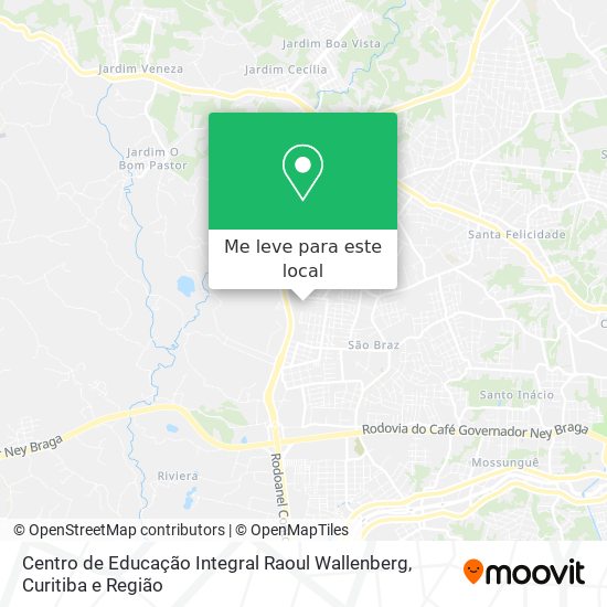 Centro de Educação Integral Raoul Wallenberg mapa