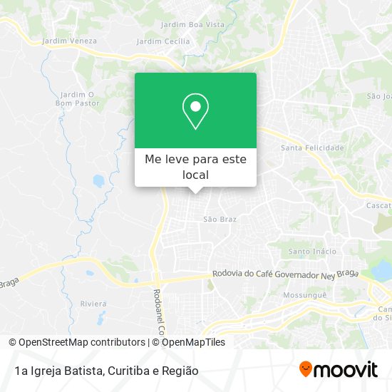 1a Igreja Batista mapa