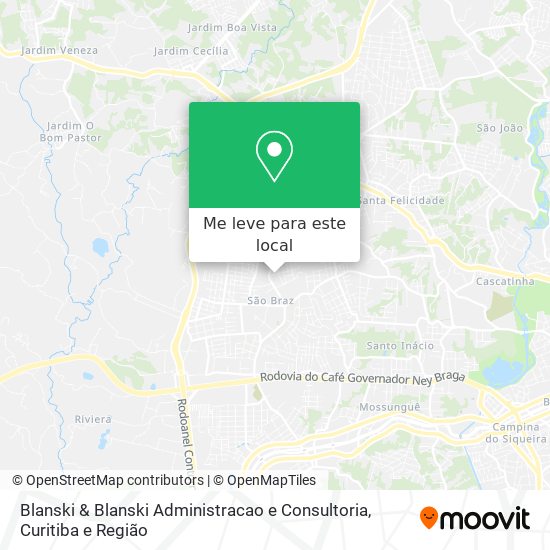 Blanski & Blanski Administracao e Consultoria mapa