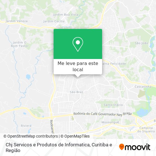 Chj Servicos e Produtos de Informatica mapa