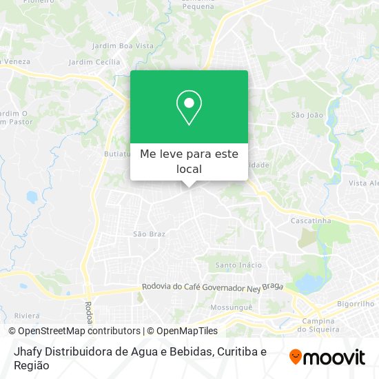 Jhafy Distribuidora de Agua e Bebidas mapa